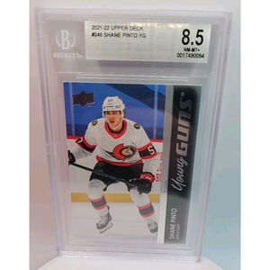 2021-22 Upper Deck Young Guns #246 Shane Pinto 8.5 NM-MT+ Graded